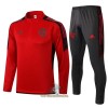 CR Flamengo Trainings Sweatshirt Pak Quarter-zip 2021-22 Rode - Heren